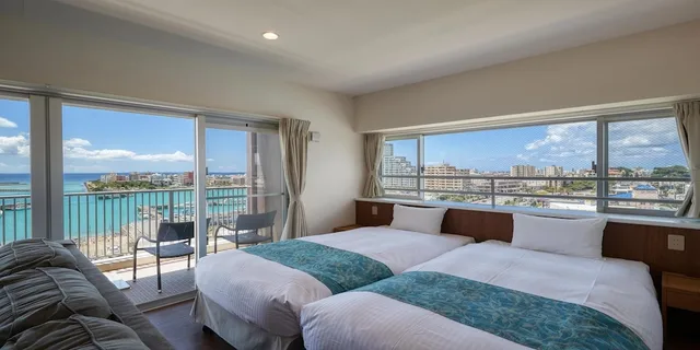 غرفة سوبيريور بسرير مزدوج وسرير فردي بإطلالة على المرفأ مع أريكة، Seaside Condominium Rana Chatan 6/10