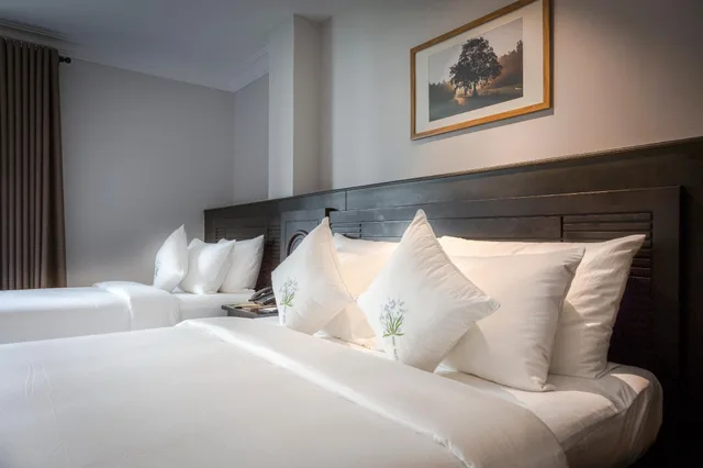 غرفة عائلية ثلاثية بسرير مزدوج وسرير فردي، Cochin Zen Hotel 2/3