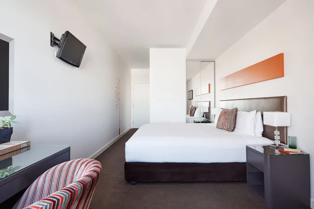 استوديو بسرير كينج، Dandenong Central Apartment Hotel (ex Punthill Dandenong) 1/4