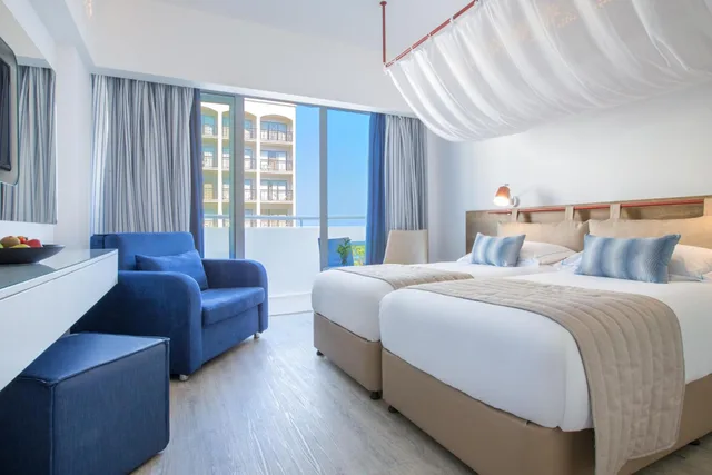 Premium, Superior, Double or Twin Bed, Side Sea View, Lordos Beach Hotel and Spa 4/9