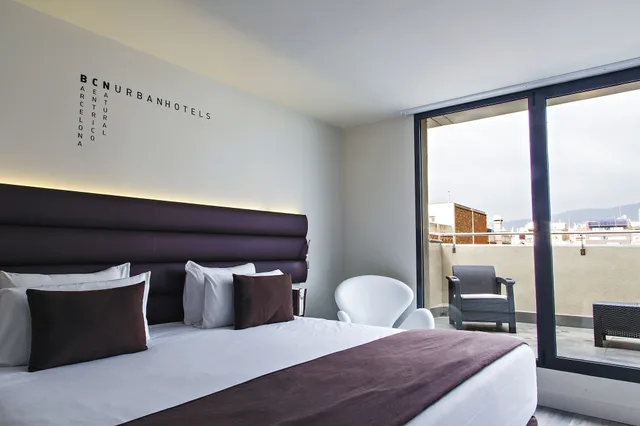 جناح استوديو بسرير كينج بشرفة، 1881 Barcelona Gran Rosellon Hotel 7/10