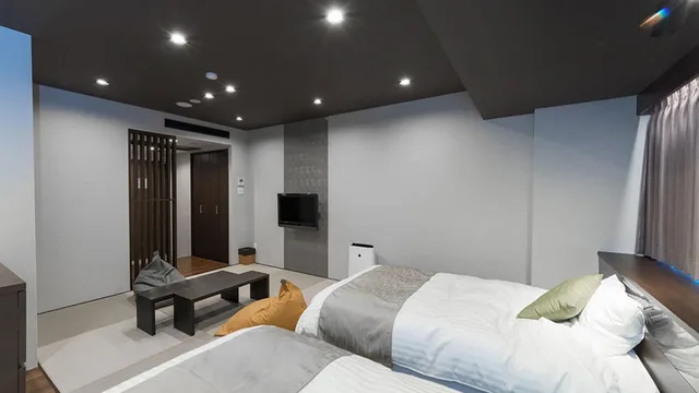 Japanese Western, N Room, Mountain View, Night View، Centrale Hotel Kyotango 1/1