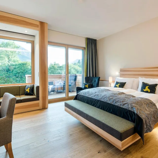 غرفة سوبيريور بسرير مزدوج بشرفة، Klosterhof Premium Hotel & Health Resort 2/7