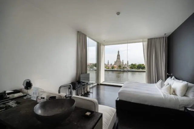 غرفة ديلوكس ركنية بسرير كينج بإطلالة على النهر، Sala Rattanakosin Bangkok Hotel 7/10