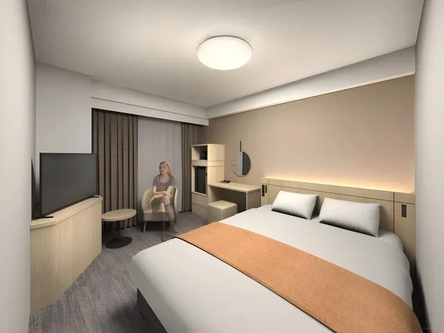 Standard, Queen Bed, Daiwa Roynet Hotel Kyoto Shijo Karasuma 1/2