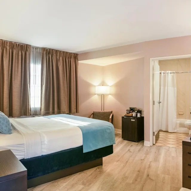 غرفة ديلوكس بسرير كينج، Safari Inn, a Coast Hotel 5/9
