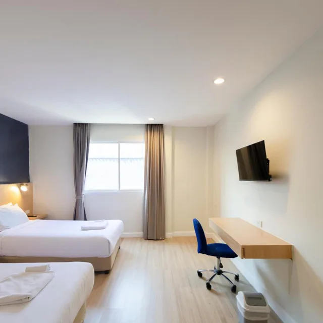 غرفة بسريرين منفصلين، Solo Express Sukhumvit 81 3/9