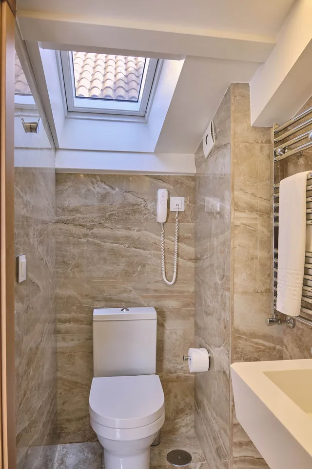 غرفة بسرير مزدوج بإطلالة على المدينة، Hotel Praza Quintana 7/10