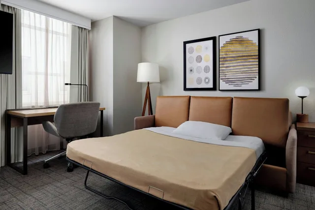جناح استوديو بسرير كوين مع أريكة لذوي الإعاقة، Residence Inn By Marriott Atlanta Midtown 17th Street 6/10