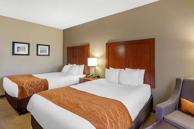 غرفة قياسية بسريرين كوين، Comfort Inn Evansville - Casper, WY 2/5