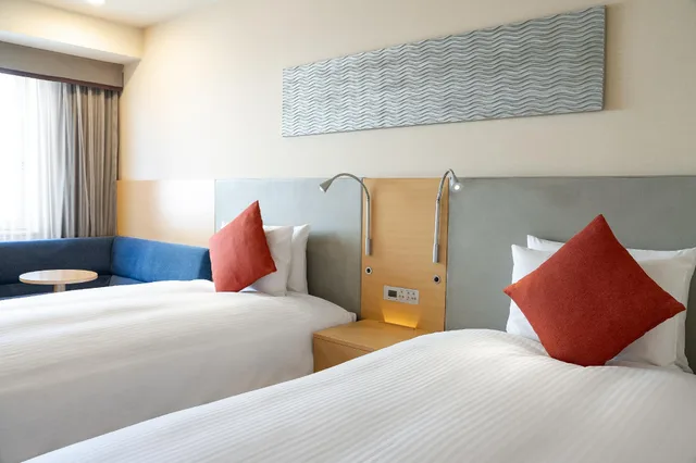Semi Room, Superior, 2 Semi Double Beds, Hotel Jal City Kannai Yokohama 2/2