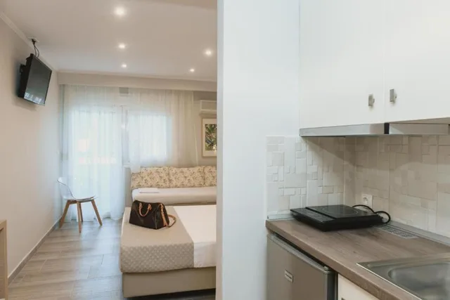 غرفة ديلوكس بسرير مزدوج، Ammos Beach Seaside Luxury Suites 7/7