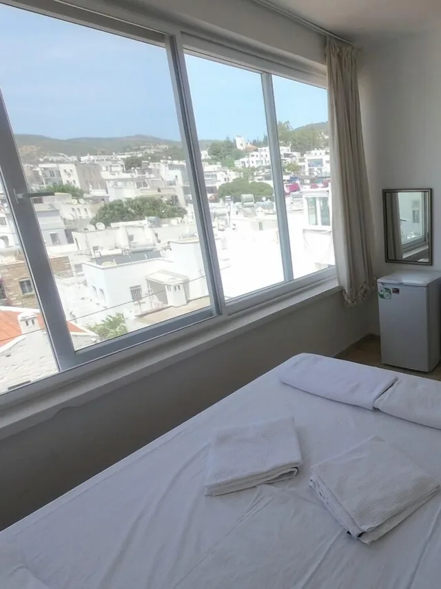 غرفة بانورامية بسرير مزدوج بإطلالة على البحر، Hotel Merhaba 7/10