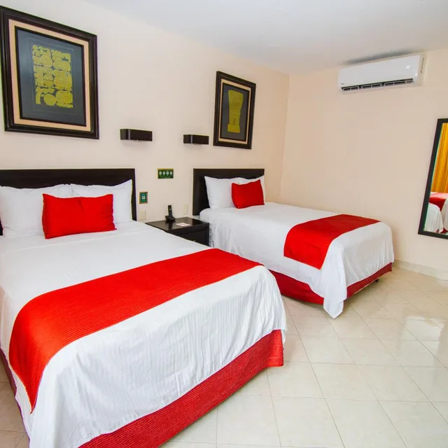 غرفة بسريرين منفصلين لذوي الإعاقة، Eco City Hotel 2/10