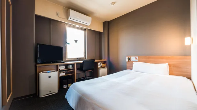 غرفة بسرير مزدوج في المبنى الرئيسي، Super Hotel Inn Kurashiki Mizushima 1/1