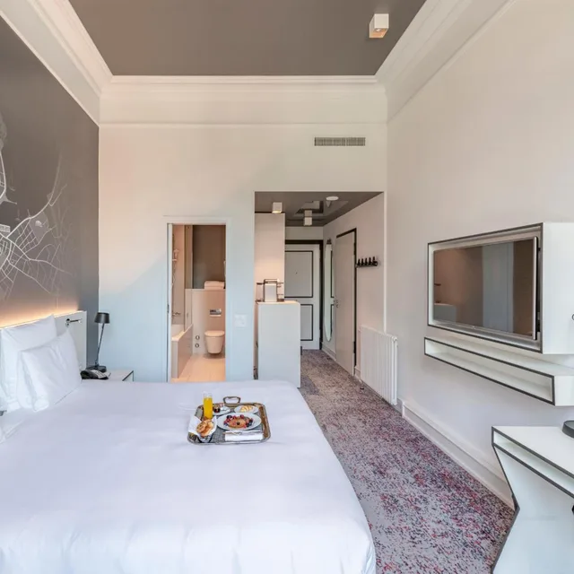 غرفة ديلوكس بإطلالة على البحيرة، Hotel Metropole Geneve 6/9