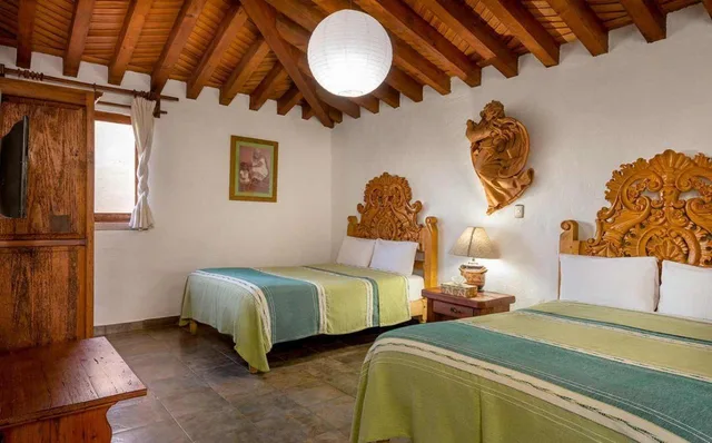 غرفة بسريرين منفصلين، Eco Hotel Ixhi 1/1