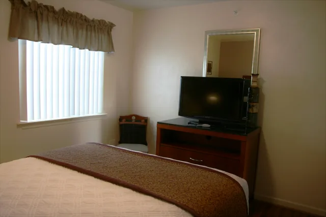 جناح بسرير كوين مع أريكة، Affordable Corporate Suites 5/5