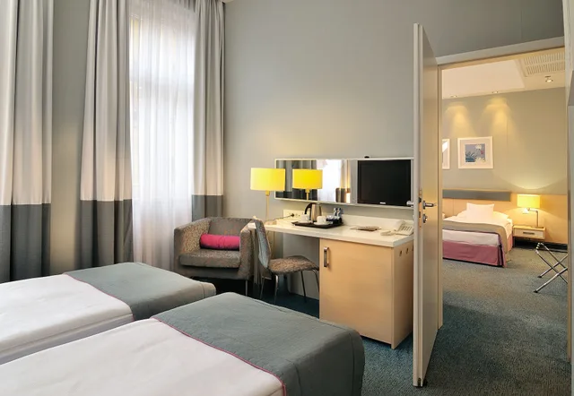 غرفة عائلية رباعية بسريرين مزدوجين، Atrium Hotel by Mellow Mood Hotels 10/10