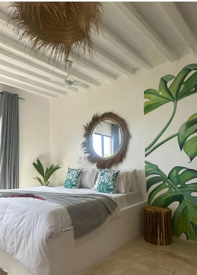 غرفة ديلوكس بسرير مزدوج مع سرير إضافي، Garden Beach Bungalows 3/10