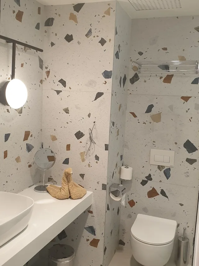 غرفة ديلوكس بسريرين منفصلين بغرفة نوم واحدة، Mazoren Art Hotel 8/9