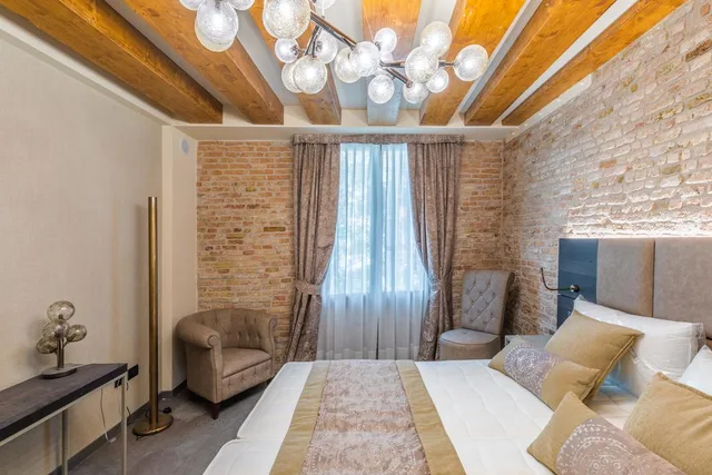 غرفة ديلوكس بسرير مزدوج، Hotel Aquarius Venice 4/5