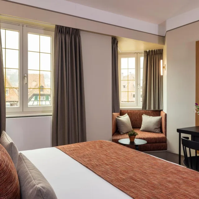 غرفة كبيرة بسرير مزدوج، HOTEL LA DILIGENCE 1/7