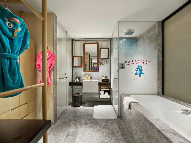 غرفة عائلية، Hilton Dalian Golden Pebble Beach Resort 2/2