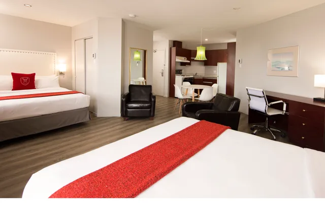 غرفة بسريرين كوين بمطبخ، Hotel Du Nord 1/2
