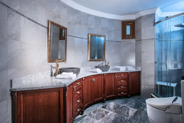 فيلا عائلية بسريرين منفصلين وسريرين كوين بإطلالة على البحر، Bella Mare Villa 6/6