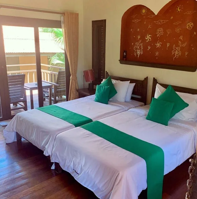 شاليه بسريرين منفصلين بإطلالة على الجبل، Pai Hotsprings Spa Resort 4/10