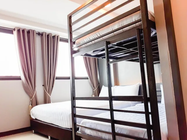 استوديو عائلي بسرير مزدوج وسرير بطابقين، Lux Rooms Night Bazaar 4/4
