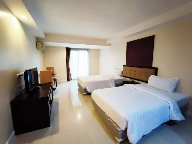 استوديو بسريرين منفصلين، Romance Hotel Srinakarin 2/9