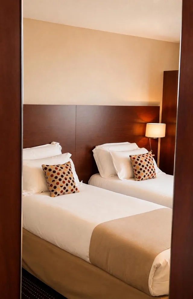 غرفة بسريرين منفصلين، Kyriad Saint Malo Ouest Dinard 2/8