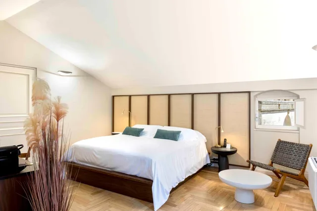 غرفة كبيرة بسرير مزدوج أو سريرين منفصلين بإطلالة على المدينة، Sant'Angelo - Le Residenze 4/4