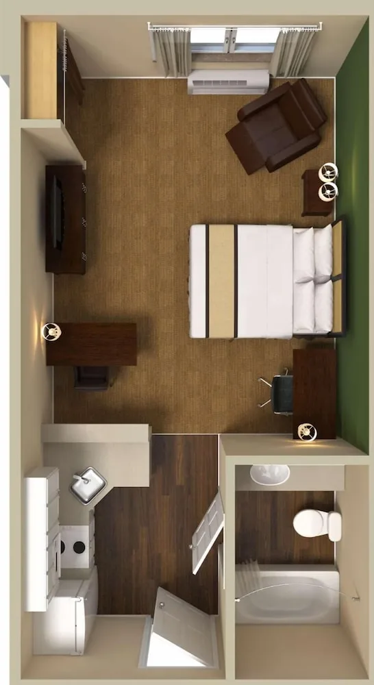 استوديو بسرير كوين لذوي الإعاقة، Extended Stay America Baltimore - Bel Air- Aberdeen 9/10