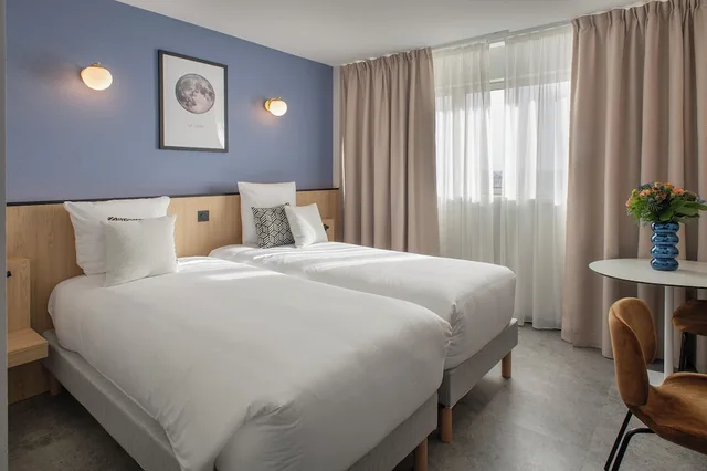 استوديو بسريرين منفصلين بمطبخ صغير، Sevenline Aparthotel Purpan Toulouse 1/3