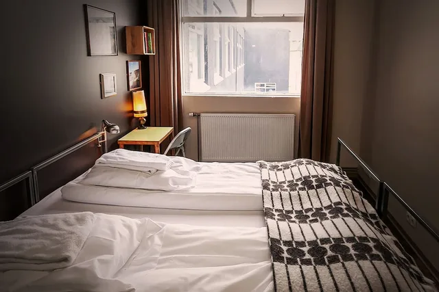 غرفة بسرير مزدوج بحمام مشترك، Kex Hostel Reykjavík 4/8