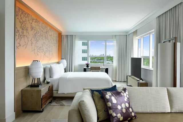 Junior Suite, King Bed, Bay View، Nobu Hotel Miami Beach 2/5