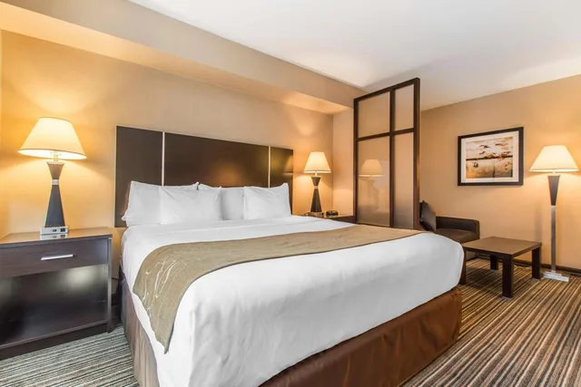 غرفة بسرير كينج مع أريكة، Comfort Suites Downtown Montreal 7/8