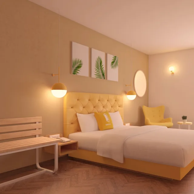 غرفة ديلوكس بسرير كينج، Bloom Hotel - GK2 2/4