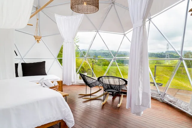 خيمة فاخرة بسرير كينج بإطلالة على الجبل، Monte Tierra Glamping 3/3
