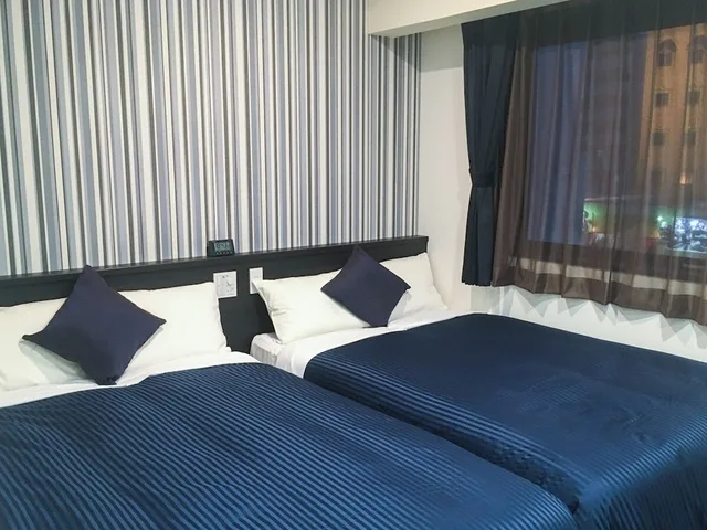 غرفة بسريرين منفصلين، Hotel Livemax Gifu Ekimae 1/1