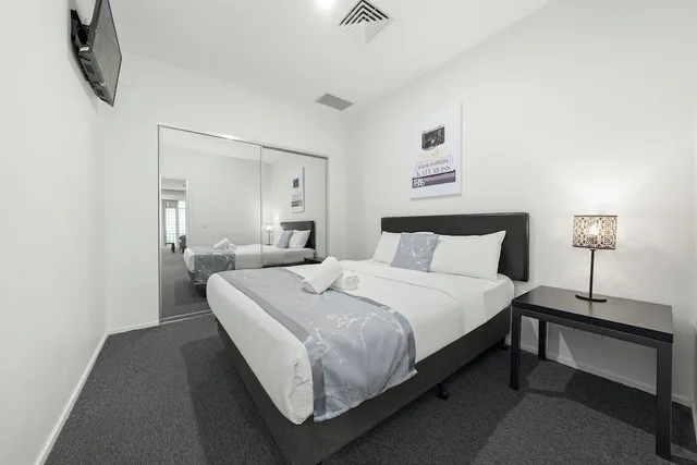2 Bedrooms, Deluxe, Apartment, Comfort Apartments Melbourne Central 5/9
