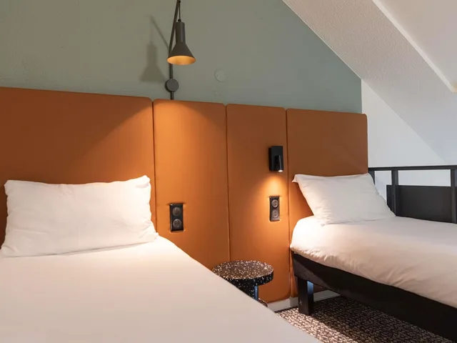 دوبلكس قياسي بسرير مزدوج وسريرين منفصلين، Ibis Granville Port De Plaisance 5/8