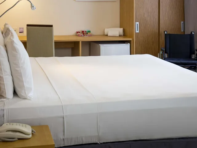 غرفة قياسية بسرير مزدوج لذوي الإعاقة، Mercure Maceio Pajucara 5/8