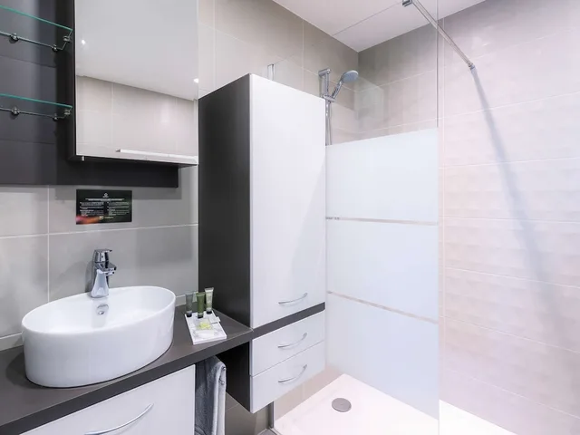 شقة بسريرين مزدوجين بشرفة بغرفة نوم واحدة، Aparthotel Adagio Bâle Mulhouse Airport 6/6