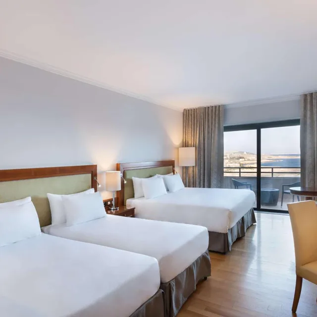 Family, Double Bed, Sea View, Balcony, Radisson Blu Resort Malta St Julians 2/6