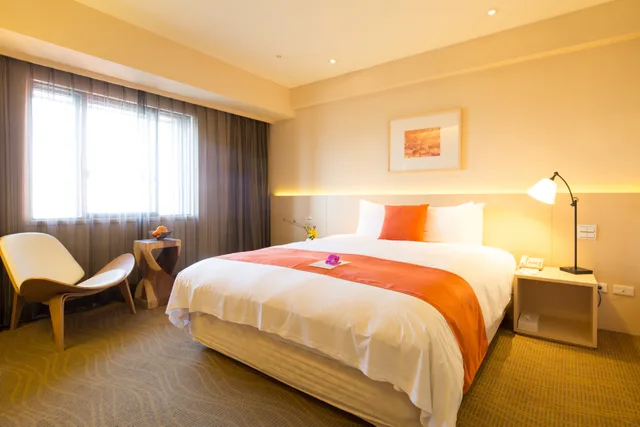 غرفة ديلوكس بسرير مزدوج، Hotel Riverview Taipei 2/2