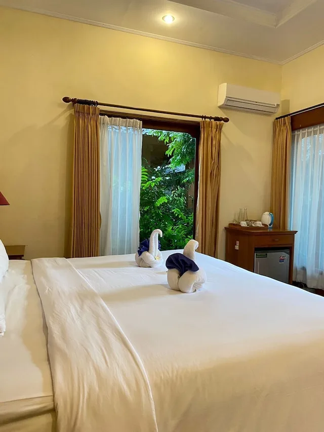 Original, Family, 1 King and 1 Single Beds, Garden View، Ashyana Candidasa Ex Fajar Candidasa Beach Bungalow 2/10